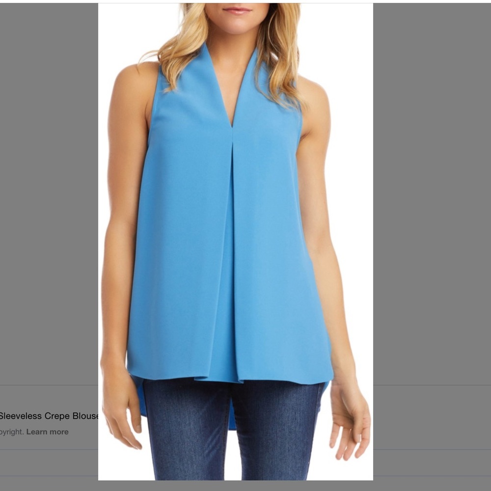 Beautiful pleated front top.